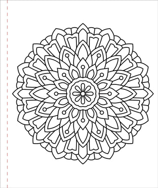 Large Print Adult Coloring Book - Color Me Calm - Shop Rust & Ruffles