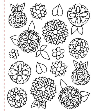Large Print Adult Coloring Book - Color Me Calm - Shop Rust & Ruffles