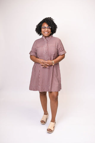 Last Light Mini Dress in Red - Shop Rust & Ruffles