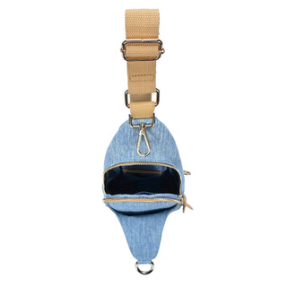 Lauren Denim Sling Bag - Shop Rust & Ruffles