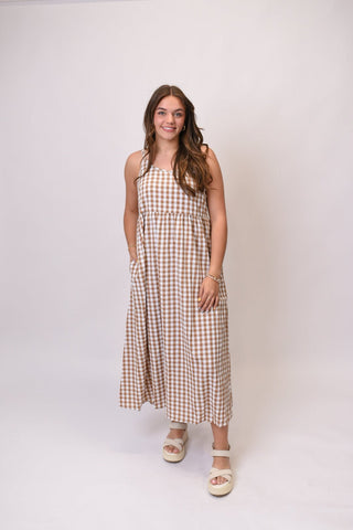 Layer Up Midi Dress in Cream - Shop Rust & Ruffles