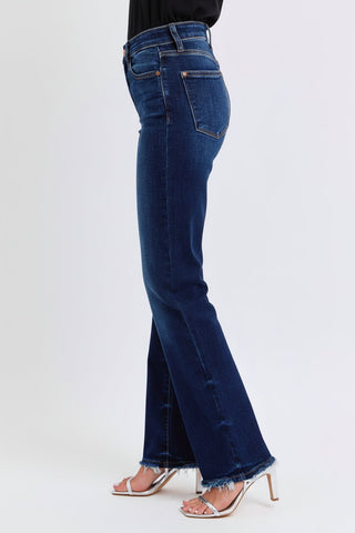 Lived In Straight Leg Judy Blue Jeans - Shop Rust & Ruffles