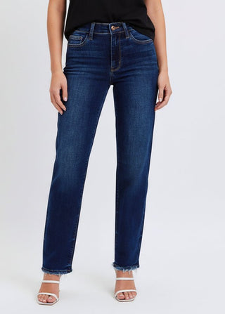 Lived In Straight Leg Judy Blue Jeans - Shop Rust & Ruffles