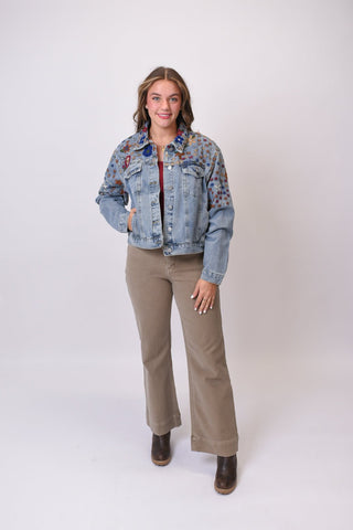 Lone Star Bloom Denim Jacket - Shop Rust & Ruffles