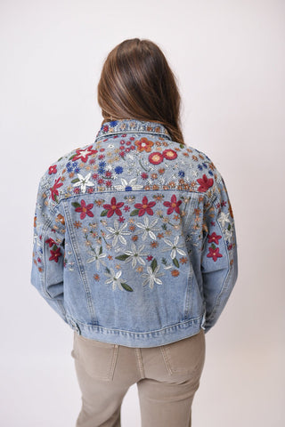 Lone Star Bloom Denim Jacket - Shop Rust & Ruffles