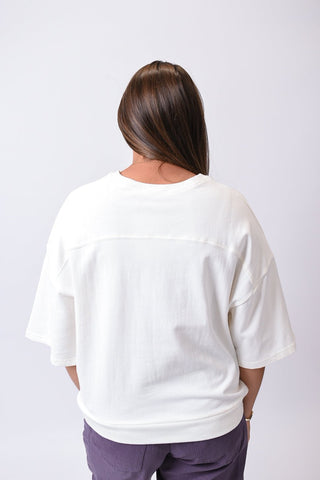 Lunch Break Pullover in Cream - Shop Rust & Ruffles