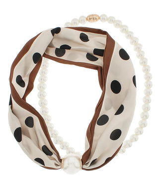 Magnetic Pearl and Scarf Necklace - Shop Rust & Ruffles