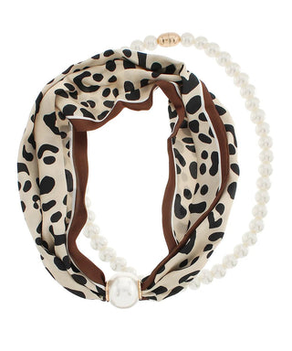 Magnetic Pearl and Scarf Necklace - Shop Rust & Ruffles