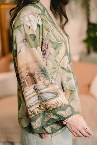 Market of Stars Fleur de Soleil Cropped Kimono - Shop Rust & Ruffles