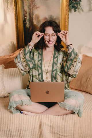 Market of Stars Fleur de Soleil Cropped Kimono - Shop Rust & Ruffles