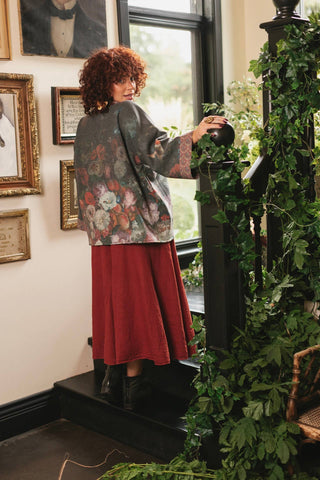 Market Of Stars Flight Of Fancy Cottage Cardigan - Shop Rust & Ruffles