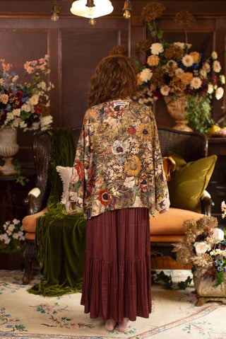 Market of Stars Golden Hour Cropped Kimono - Shop Rust & Ruffles