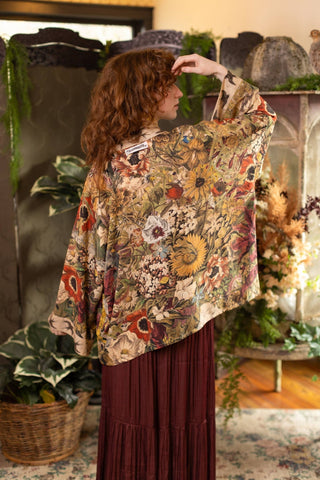 Market of Stars Golden Hour Cropped Kimono - Shop Rust & Ruffles