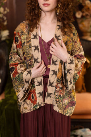 Market of Stars Golden Hour Cropped Kimono - Shop Rust & Ruffles