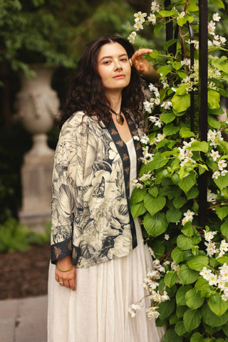 Market of Stars Honey & The Moon Copped Kimono - Shop Rust & Ruffles