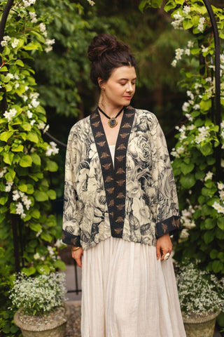 Market of Stars Honey & The Moon Copped Kimono - Shop Rust & Ruffles