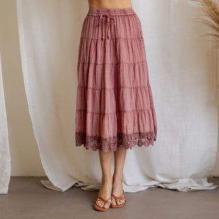 Meadow Lore Midi Skirt - Shop Rust & Ruffles