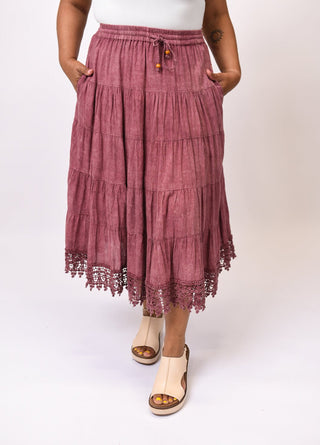 Meadow Lore Midi Skirt - Shop Rust & Ruffles