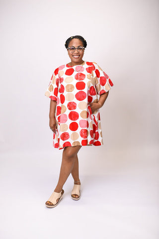 Memory Lane Shift Dress in Red - Shop Rust & Ruffles