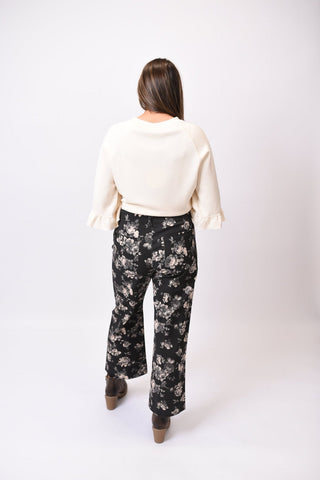 Midnight Garden Floral Pants - Shop Rust & Ruffles