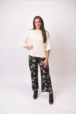 Midnight Garden Floral Pants - Shop Rust & Ruffles
