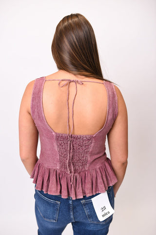 Midnight Sun Peplum Tank - Shop Rust & Ruffles