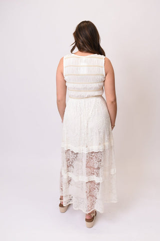 Moonlit Moments Lace Maxi Dress - Shop Rust & Ruffles