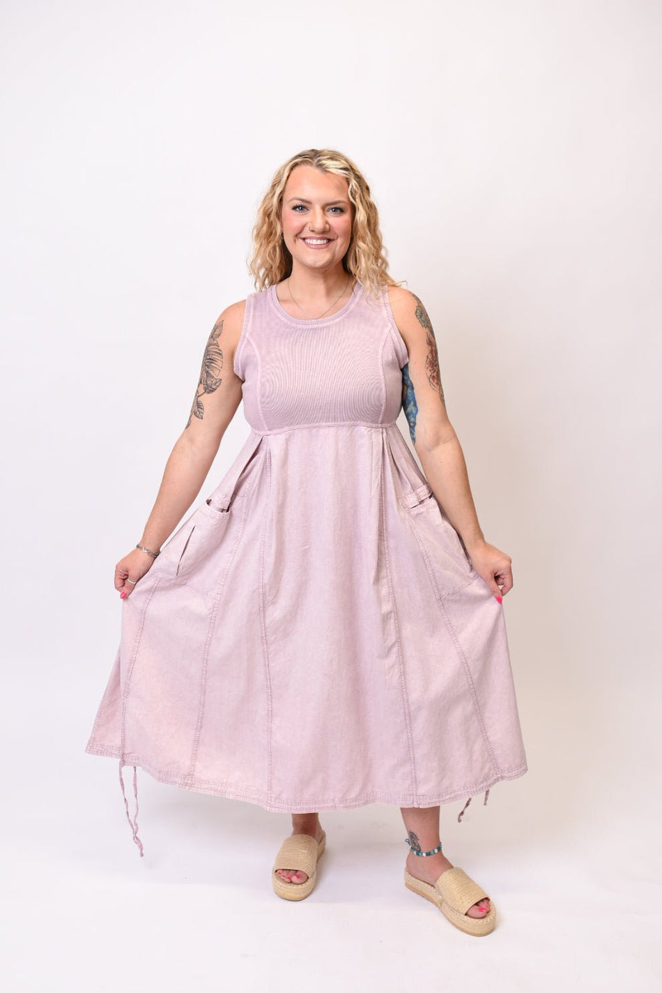 Morning Light Midi Dress in Blue- Elegant Casual Dress – Shop Rust & Ruffles