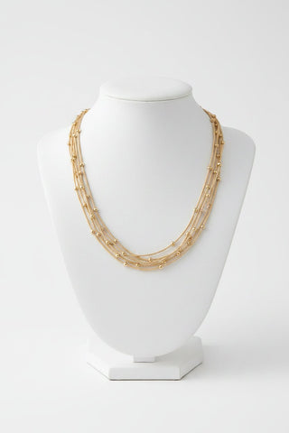 Multi Strand Beaded Necklace - Shop Rust & Ruffles