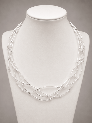 Multi Strand Beaded Necklace - Shop Rust & Ruffles