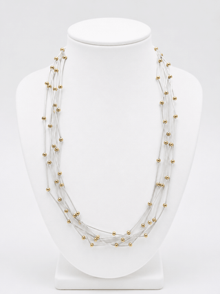 Multi Strand Beaded Necklace - Shop Rust & Ruffles