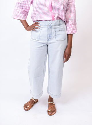 Nantucket Cropped Straight Leg Denim - Shop Rust & Ruffles