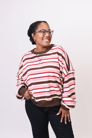 Neapolitan Striped Pullover Top - Shop Rust & Ruffles