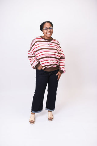 Neapolitan Striped Pullover Top - Shop Rust & Ruffles