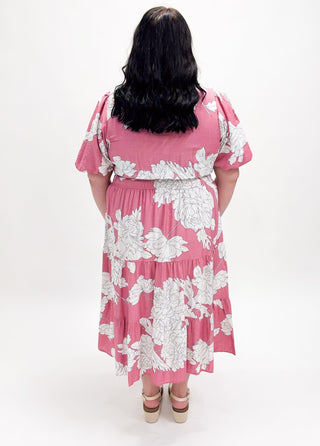 New Beginnings Midi Dress Curvy - Shop Rust & Ruffles