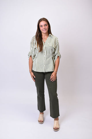 Nomad Stripe Blouse - Shop Rust & Ruffles