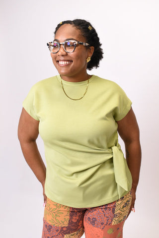 Office Hours Blouse in Matcha - Shop Rust & Ruffles