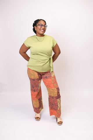 Office Hours Blouse in Matcha - Shop Rust & Ruffles