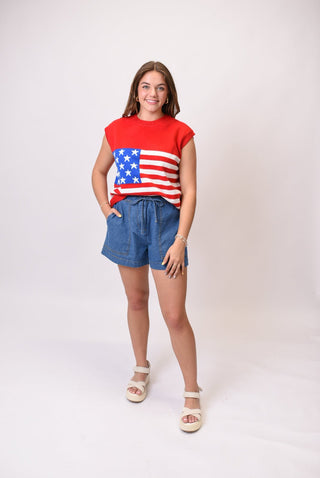 Old Glory Sweater Vest - Shop Rust & Ruffles