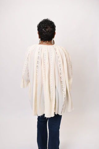 Oli & Hali Ethereal Lace Blouse in Natural - Shop Rust & Ruffles