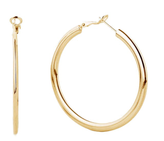 Omega Hoop Earrings - Medium - Shop Rust & Ruffles