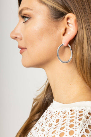 Omega Hoop Earrings - Medium - Shop Rust & Ruffles