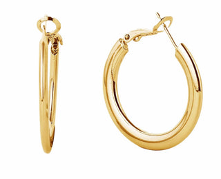 Omega Hoop Earrings Small - Shop Rust & Ruffles