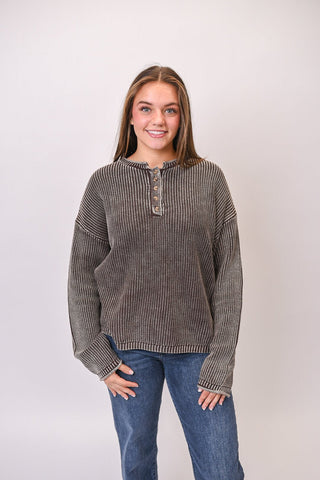 On Repeat Pullover in Brown - Shop Rust & Ruffles