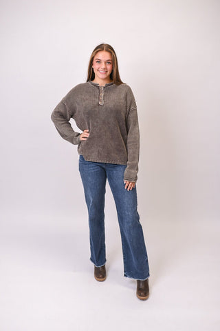On Repeat Pullover in Brown - Shop Rust & Ruffles