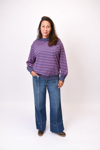 Oversized French Terry Pullover - Shop Rust & Ruffles