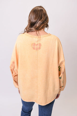 Petals At Sunset Pullover - Shop Rust & Ruffles