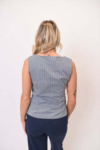 Picnic Perfect Sleeveless Blouse - Gingham - Shop Rust & Ruffles