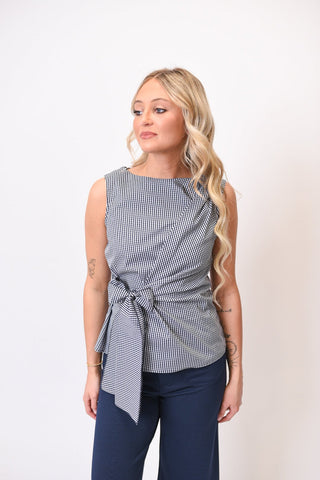 Picnic Perfect Sleeveless Blouse - Gingham - Shop Rust & Ruffles