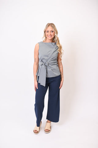 Picnic Perfect Sleeveless Blouse - Gingham - Shop Rust & Ruffles